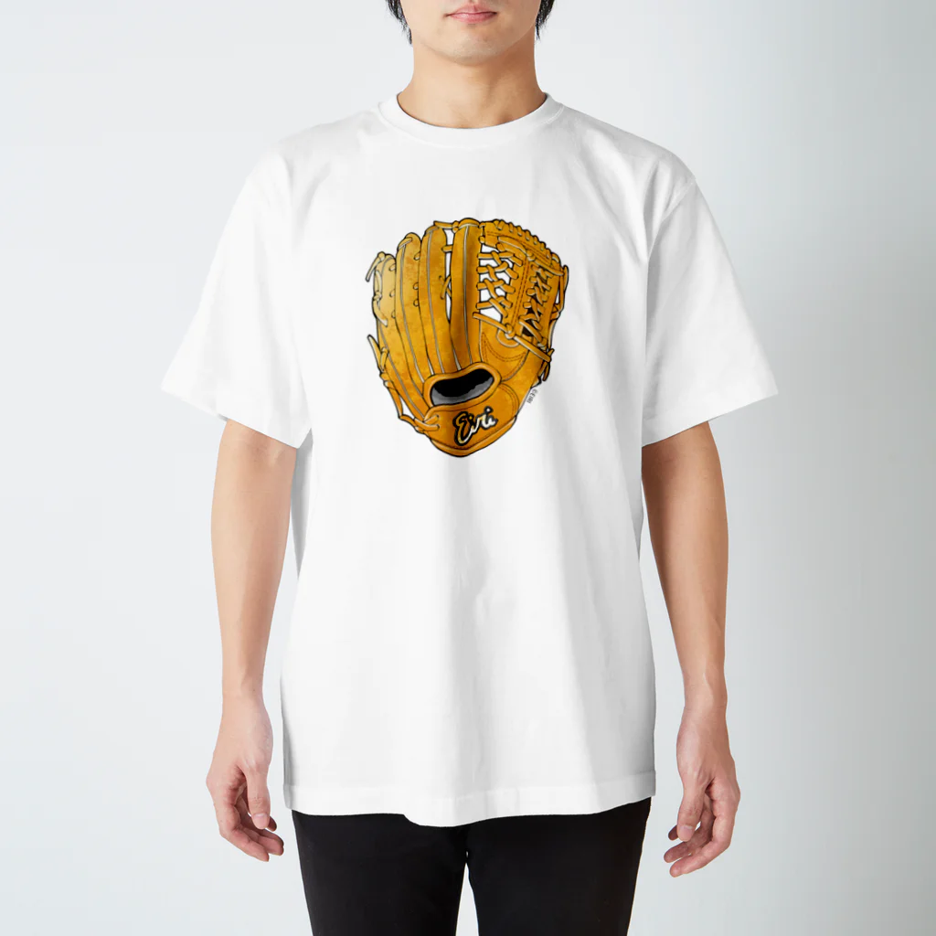 詠里のグローブ（外野手用）カラー スタンダードTシャツ