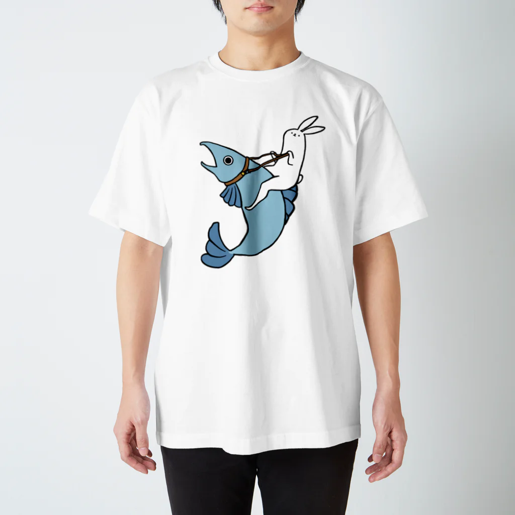 タドリのおさかなライダー Regular Fit T-Shirt