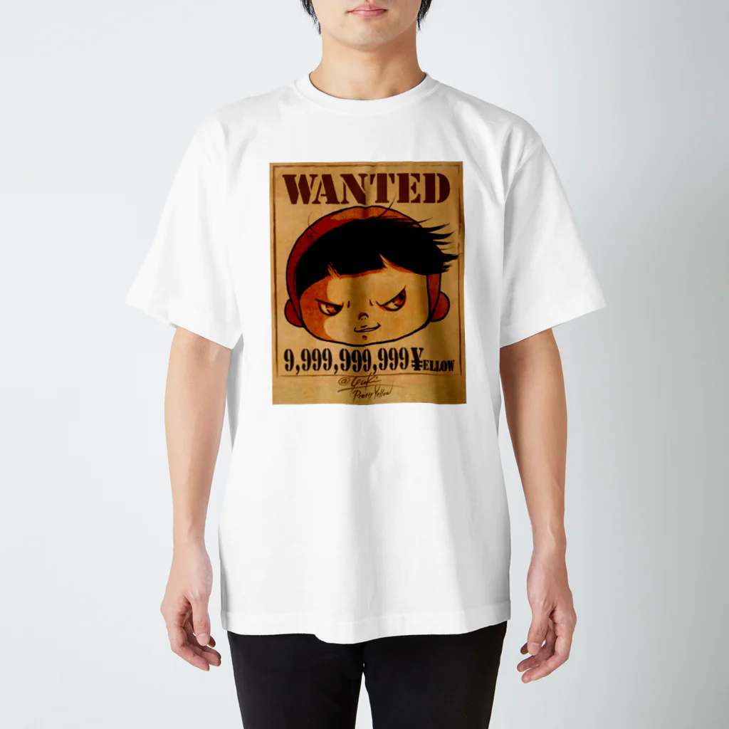 Yukiの黄色いヤツのWANTED スタンダードTシャツ