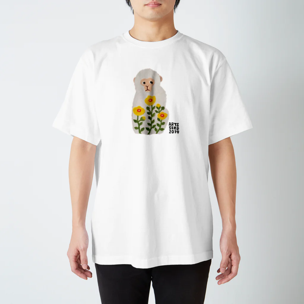 ARTS SEED OKITAMA 2019のASO2019×ウメチギリ シロザル Regular Fit T-Shirt