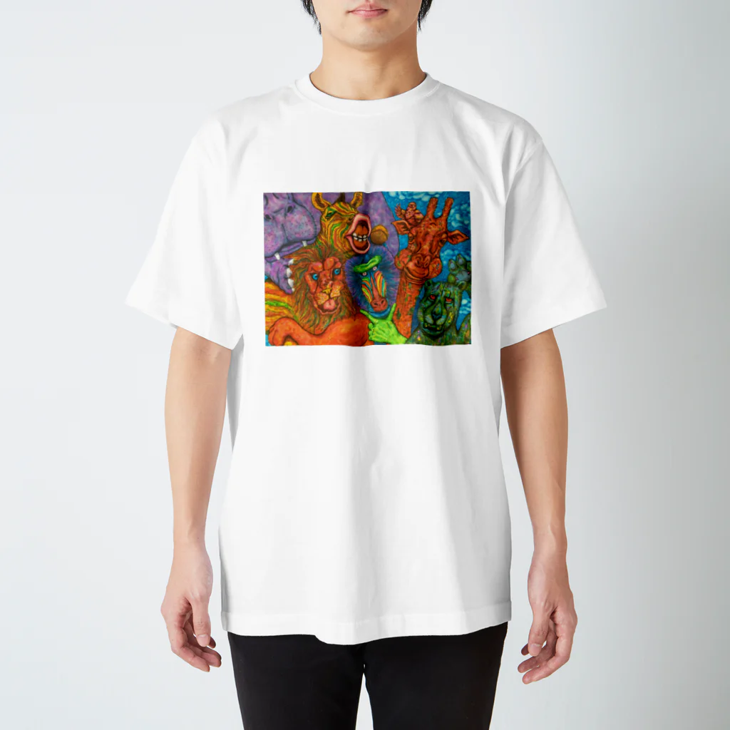 画駱駝柑子のハイチーズ スタンダードTシャツ