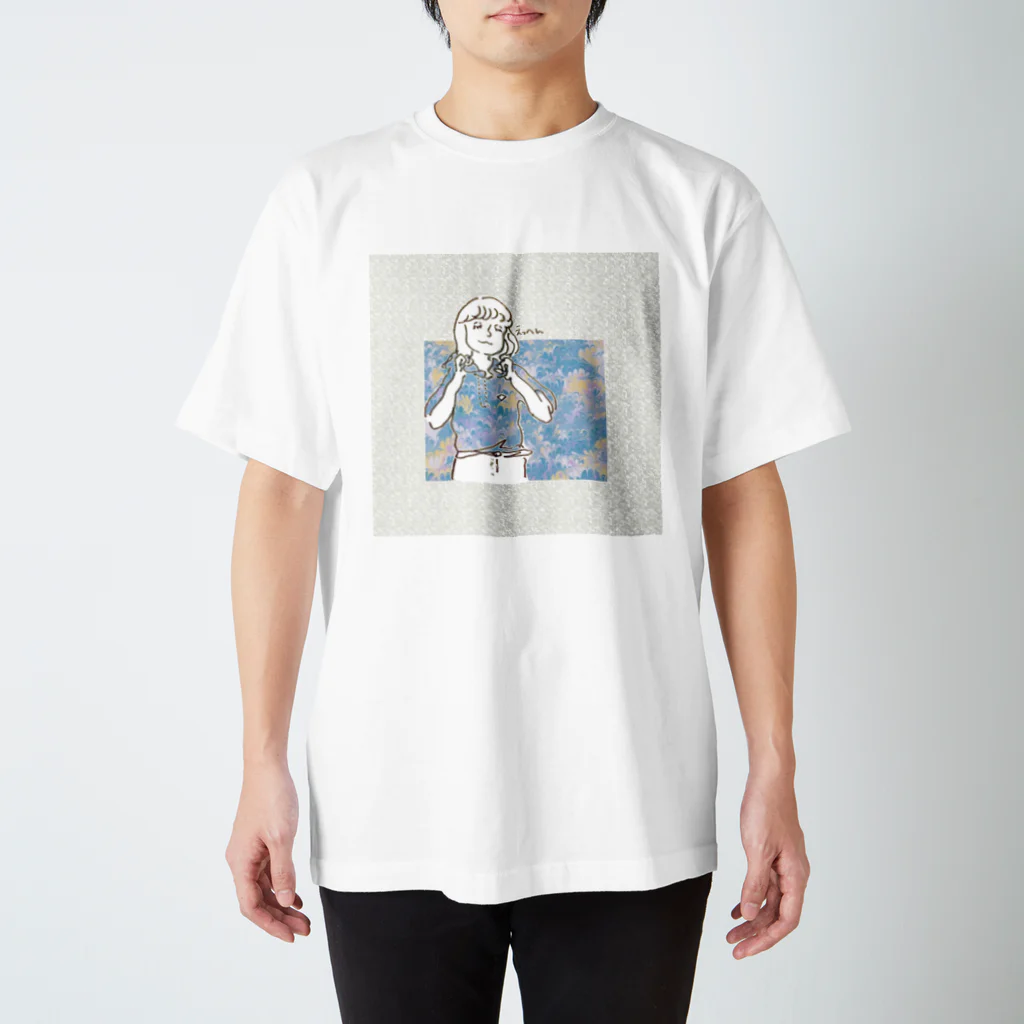 八重洲やえのえっへんT(青) スタンダードTシャツ