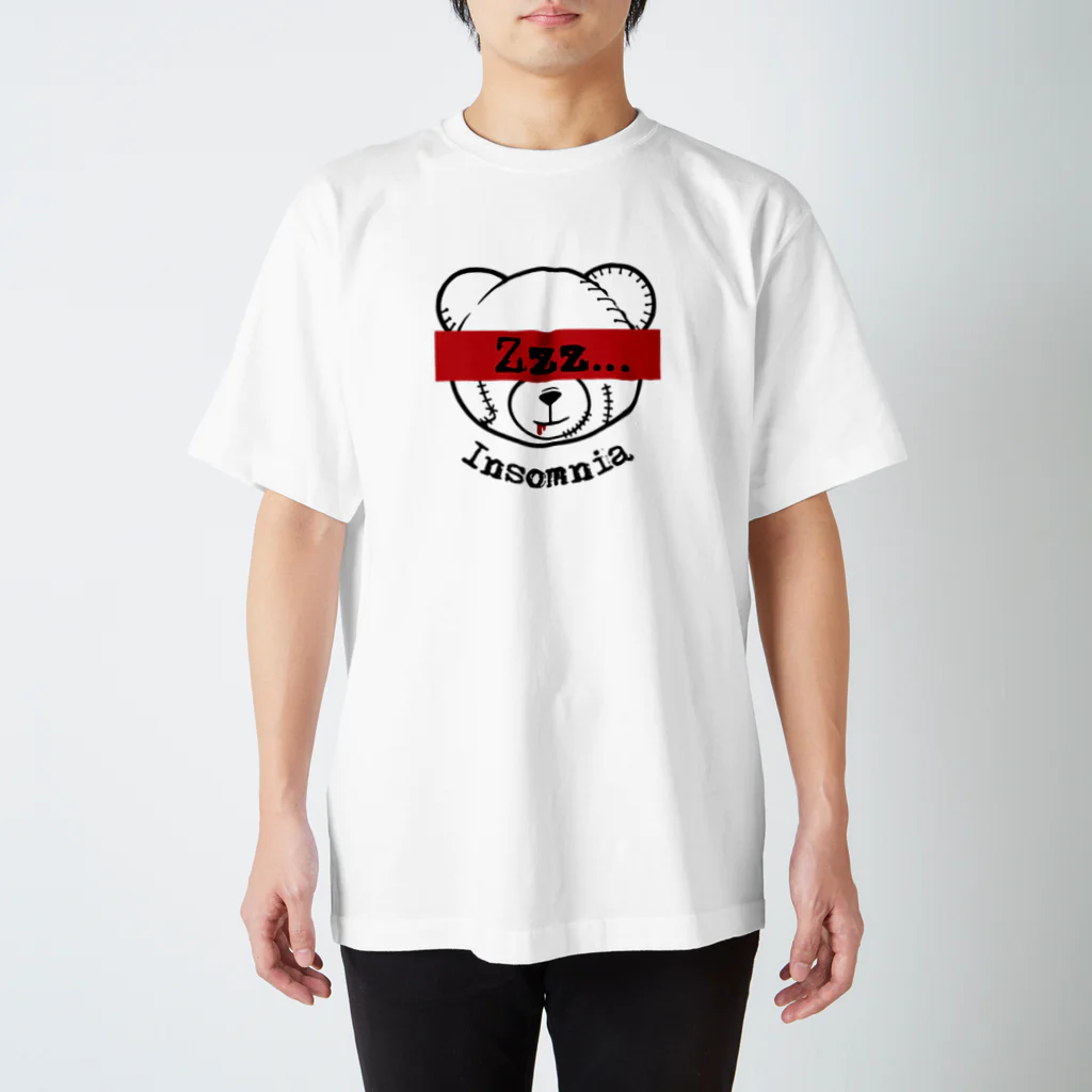 Insomnia...のXxx bear / RED スタンダードTシャツ