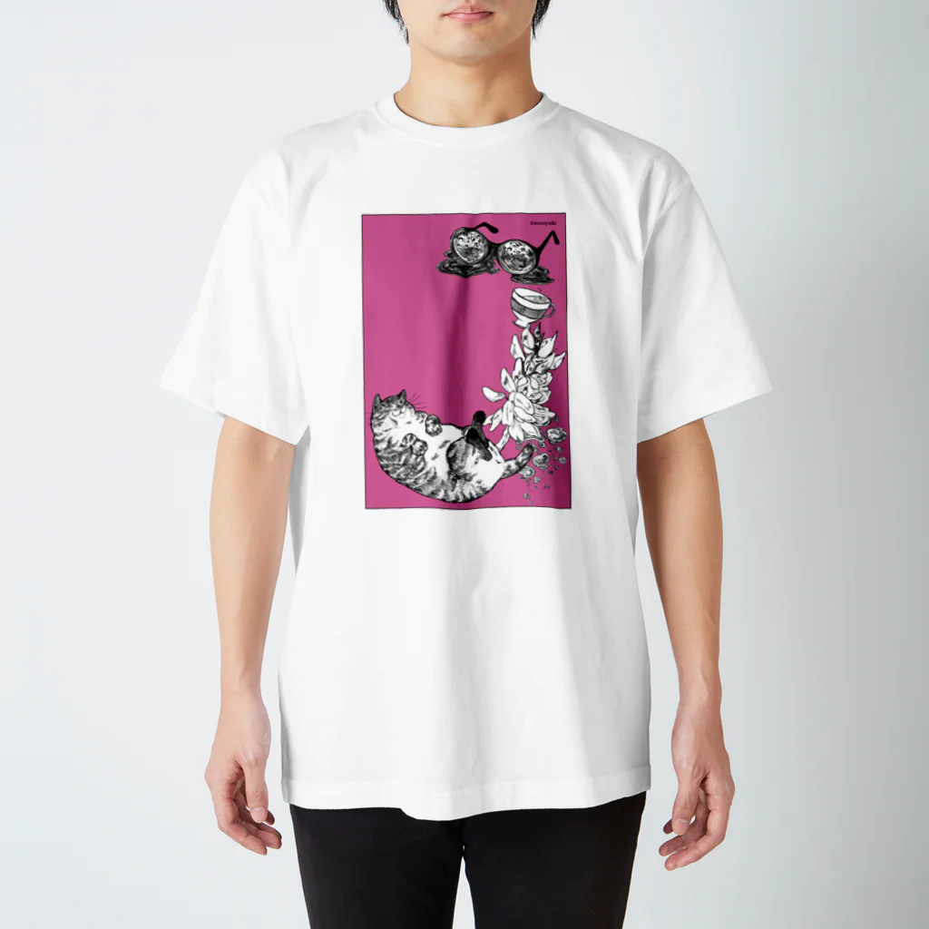 made blueのFukuyoka cat スタンダードTシャツ