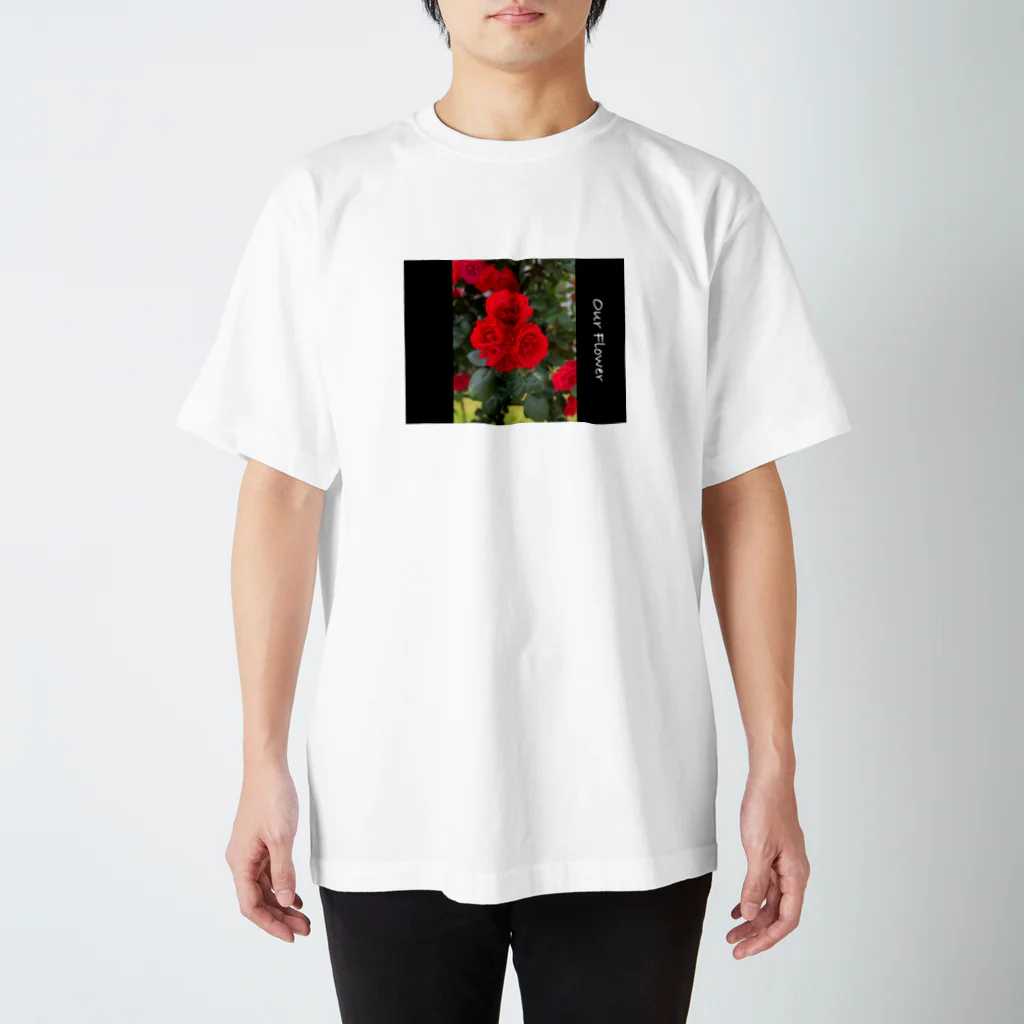 ゆりゆりのOur Flower Regular Fit T-Shirt