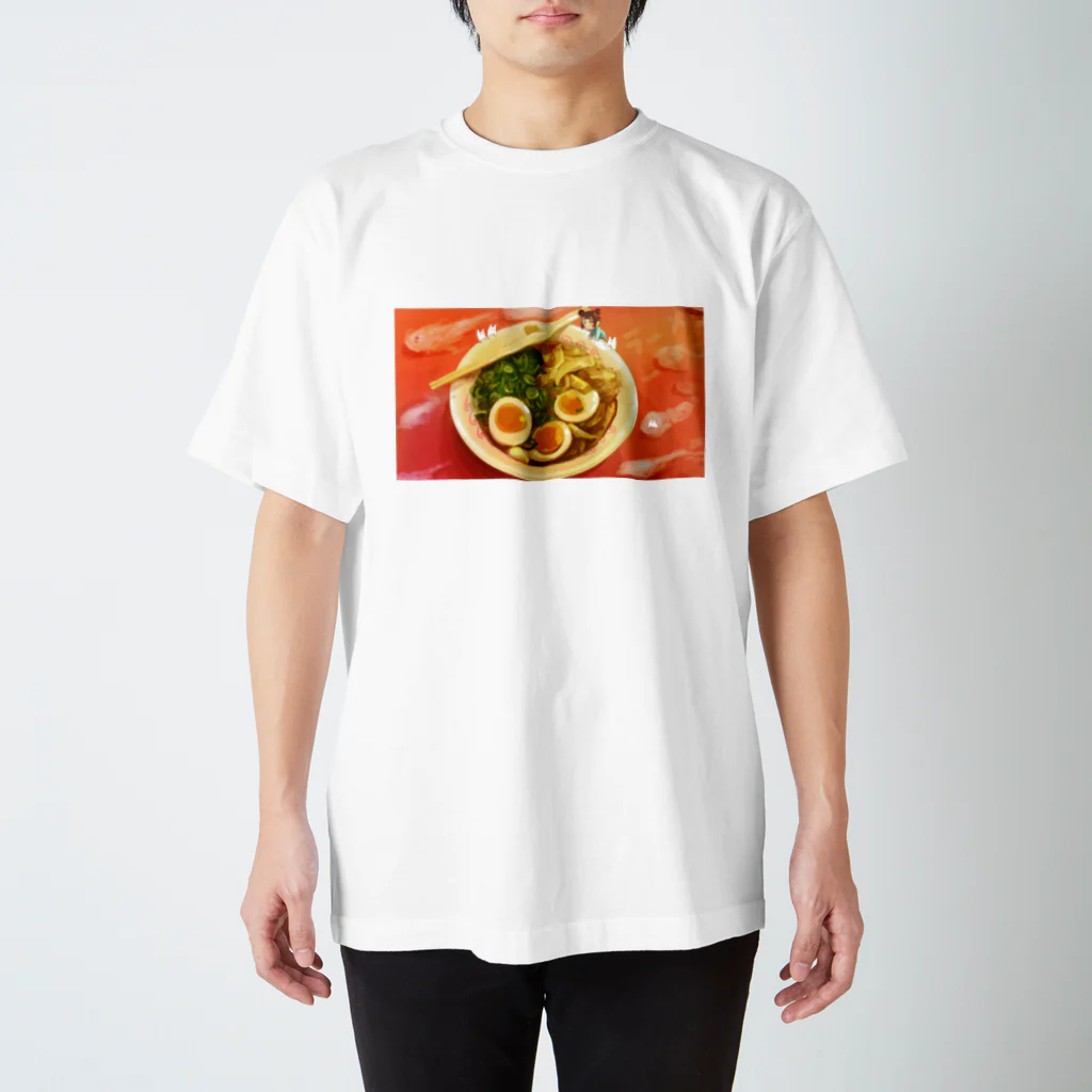 kmのラーメンだいすき スタンダードTシャツ