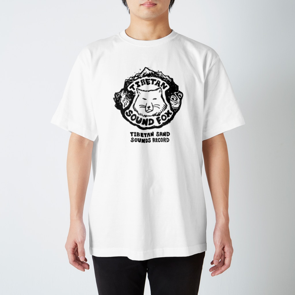 ムクデザインのチベタン サンド サウンズ・レコード Regular Fit T-Shirt