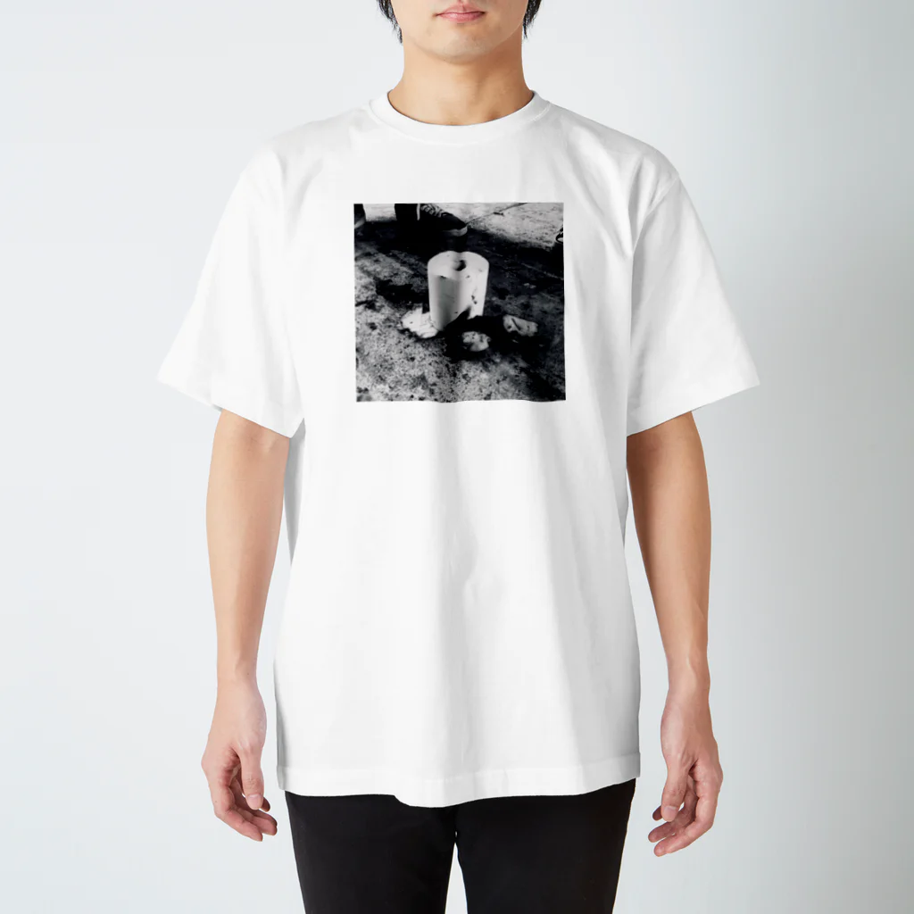 thee_edskの燃えたトイレットペーパー スタンダードTシャツ