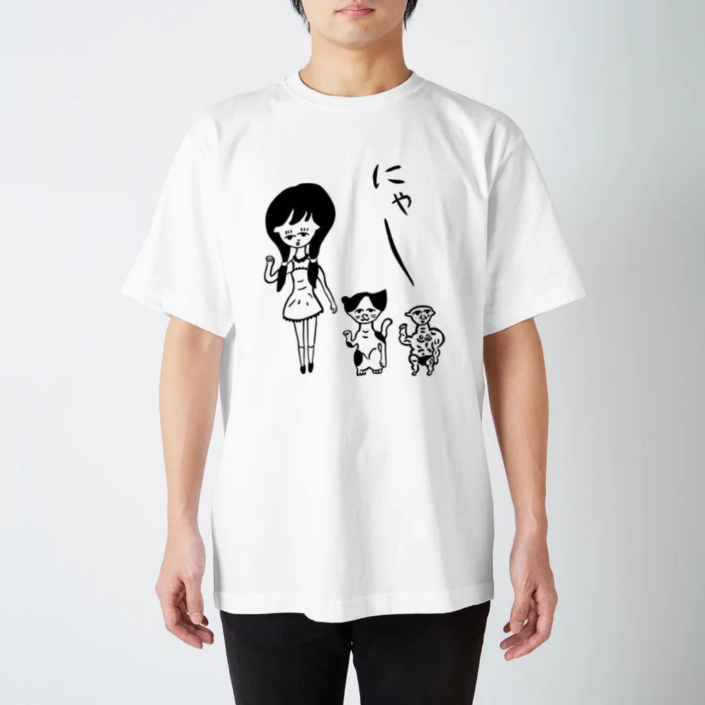 kumako33のにゃー スタンダードTシャツ