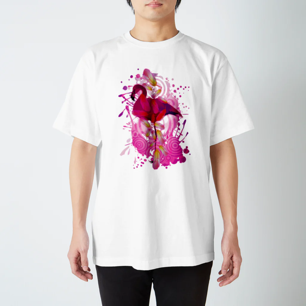 AURA_HYSTERICAのFlamingo スタンダードTシャツ