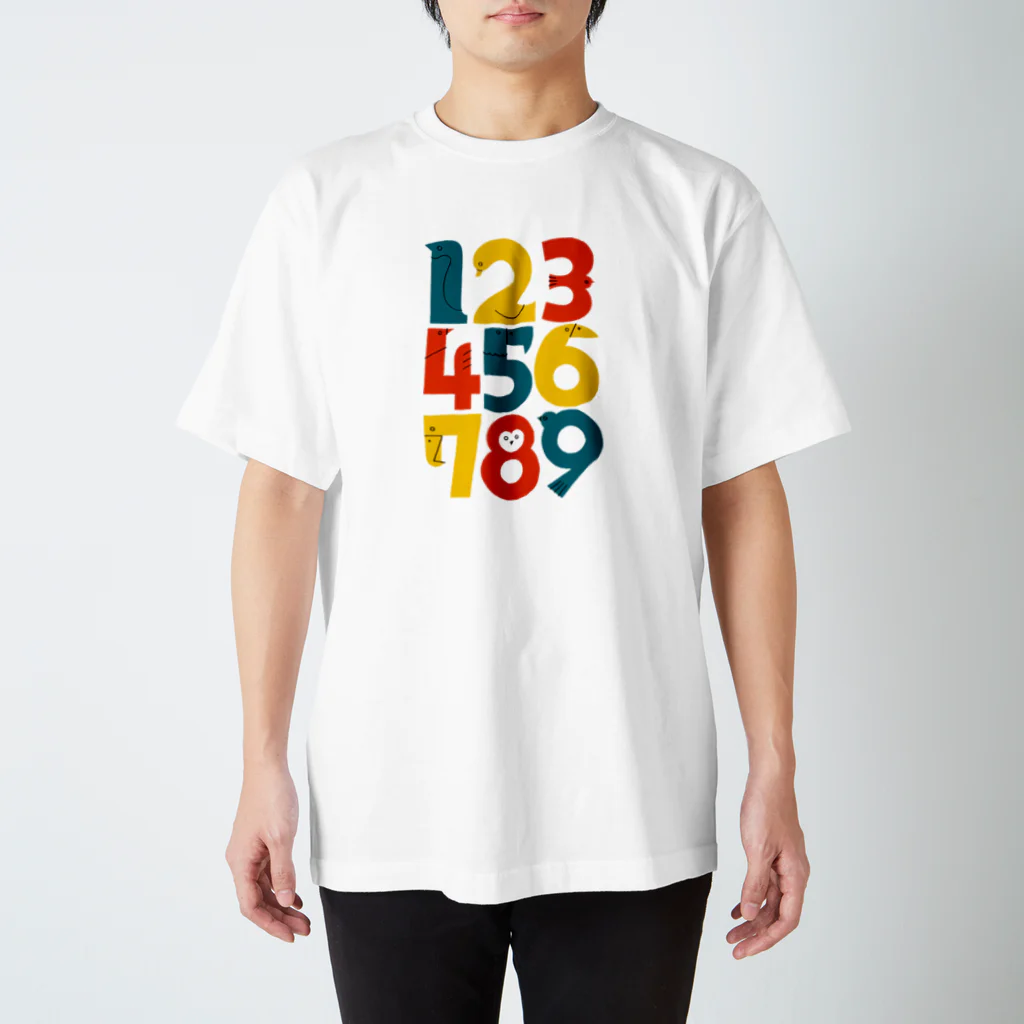 サタケシュンスケ｜イラストレーターの数字 スタンダードTシャツ