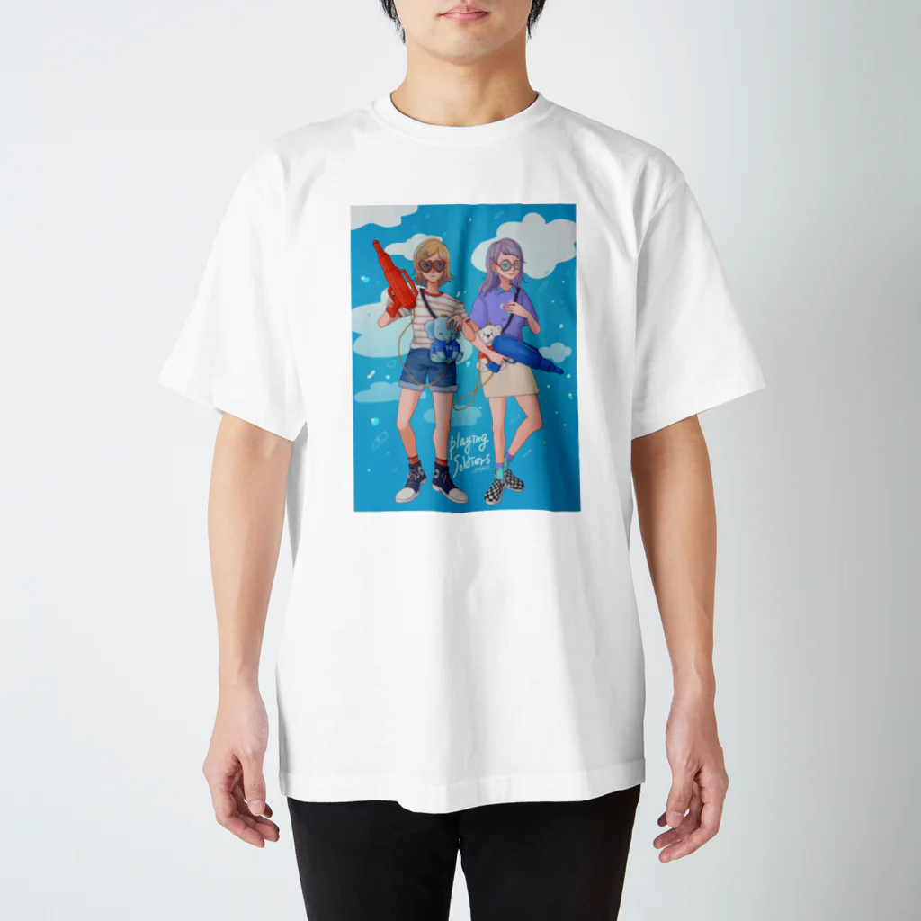 poreporecoのWater War T-shirt スタンダードTシャツ