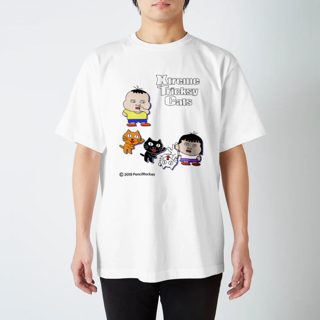 ネコ兄弟のネコ兄弟 tXTC_52 スタンダードTシャツ