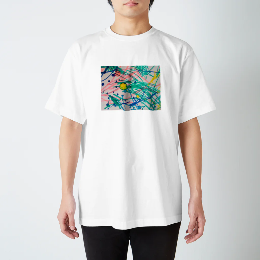 ちまお🍙の息子のペンアート(かぼちゃ) スタンダードTシャツ