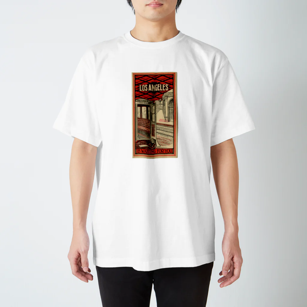 VintageのAdvertisement, Westminister Hotel, Los Angeles [cover] スタンダードTシャツ