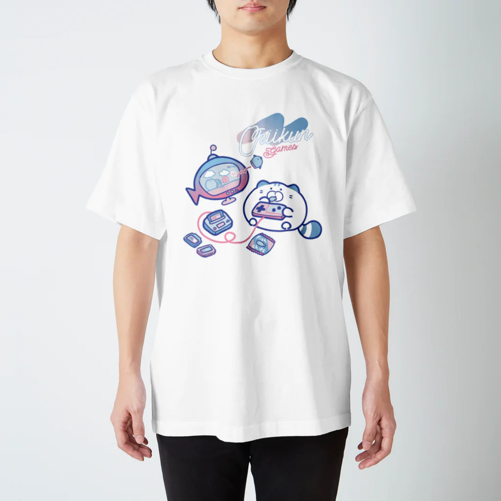 ちくわ屋さんのちーくんのゲーム　ファンシー スタンダードTシャツ