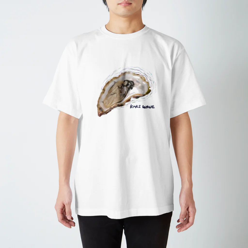 こけしボックスのカキの波 Regular Fit T-Shirt