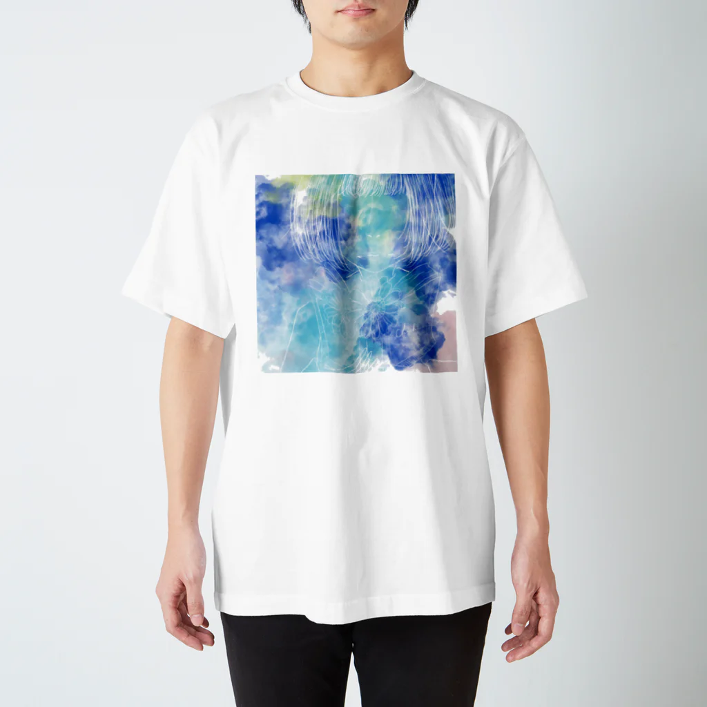 月で拾ったあの欠片の曖昧な青 Regular Fit T-Shirt