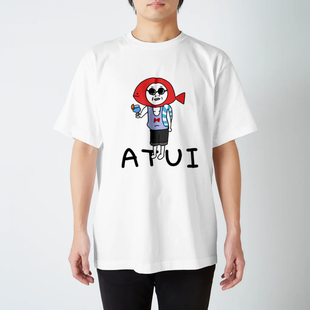 ちらこいどのATUI 人魚 Regular Fit T-Shirt