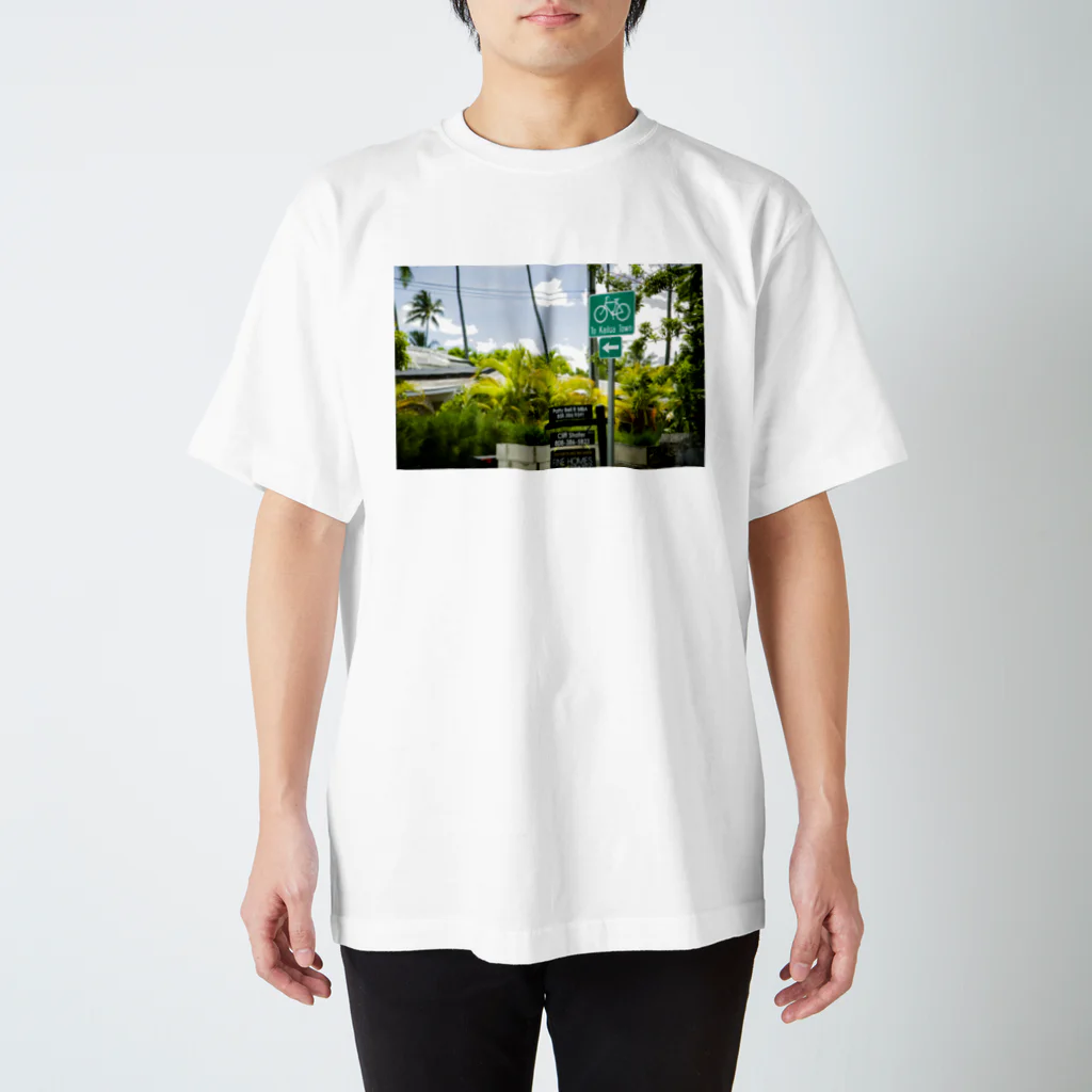 AlohaSolのto Kailua town スタンダードTシャツ