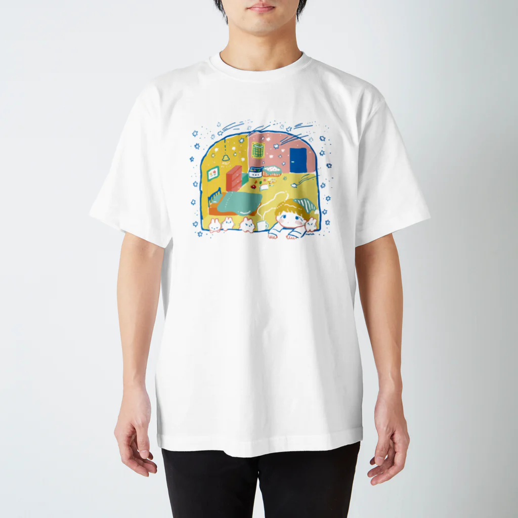 marina。の流れるキラキラ Regular Fit T-Shirt