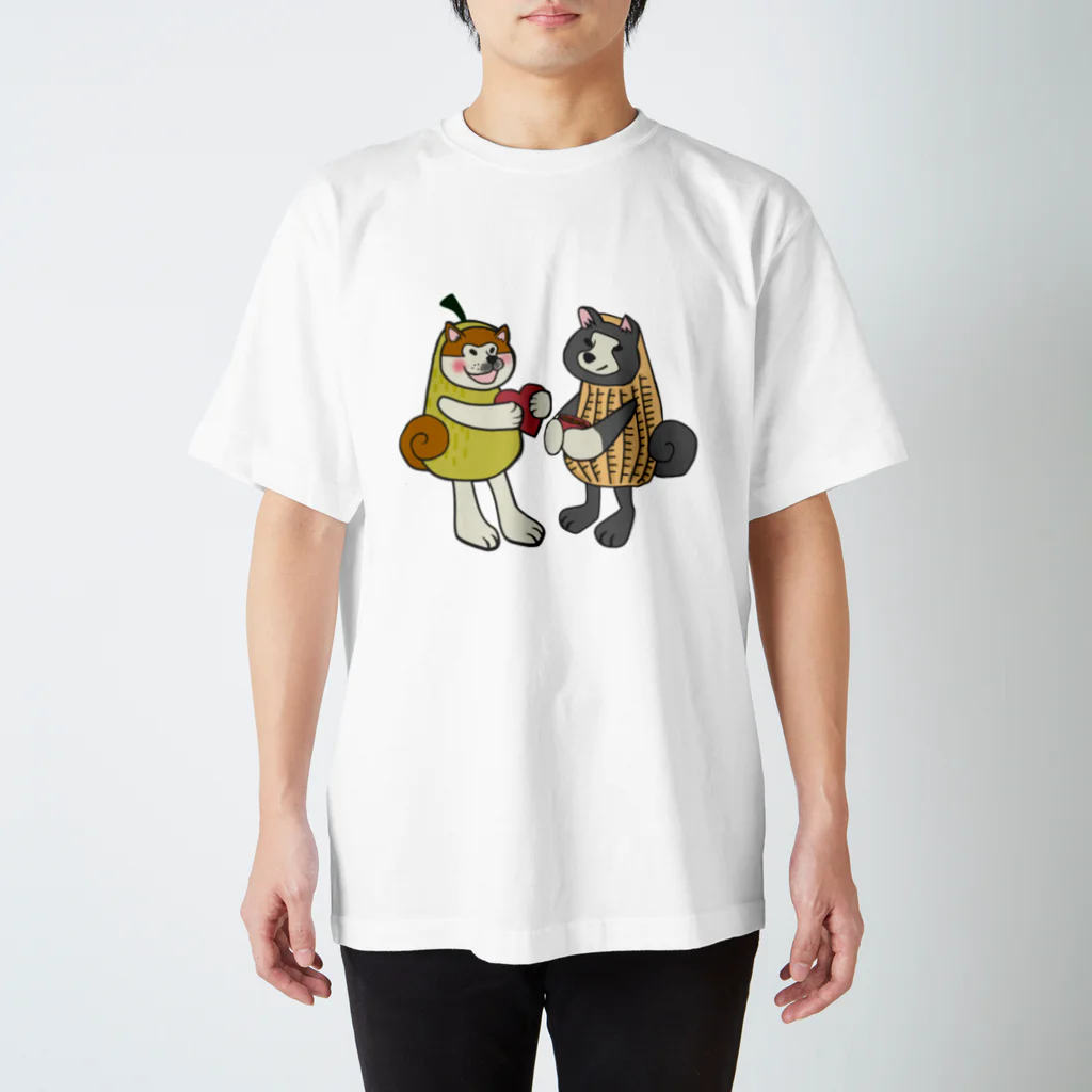 のっぴきならない。ラインスタンプ発売中ののっぴきならない/保護犬アキタイヌ スタンダードTシャツ