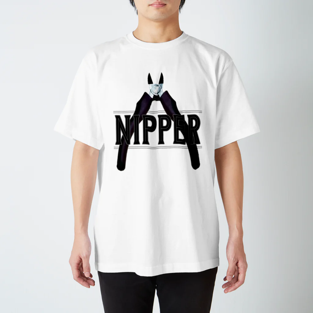 Atelier Pua laniのNIPPER×ニッパー（ライン有り） スタンダードTシャツ