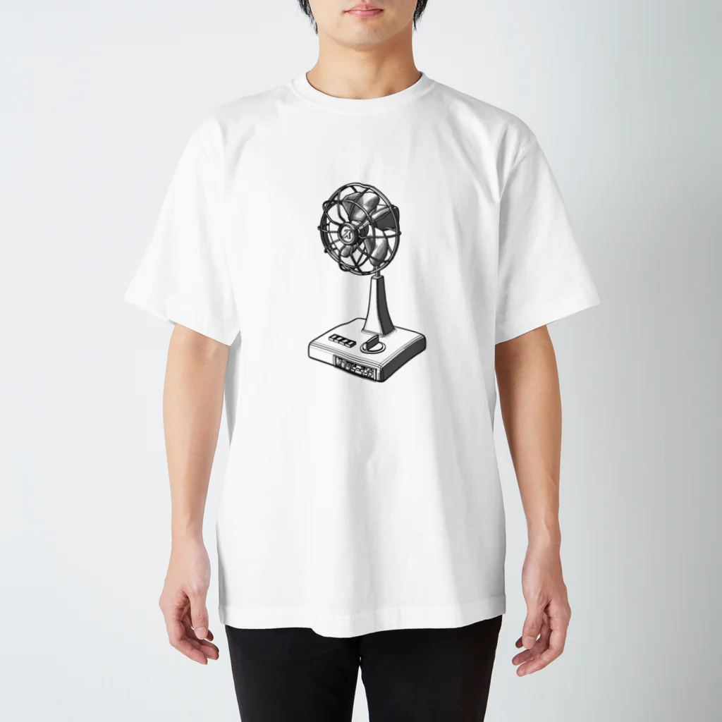 neoacoのElectric Fan 2019 ～スイタピーデンキ モノクロバージョン～ スタンダードTシャツ