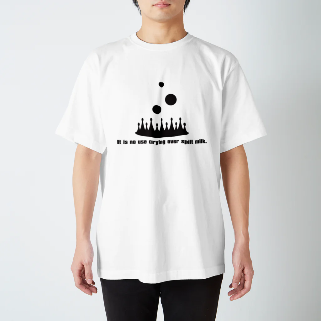 AURA_HYSTERICAのMILK_CROWN スタンダードTシャツ