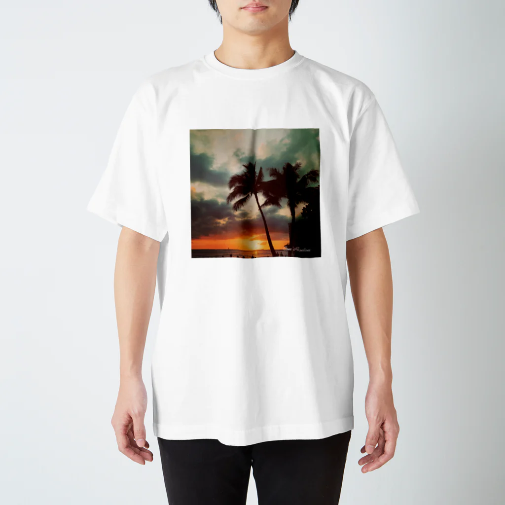 こむのRed sunset  スタンダードTシャツ