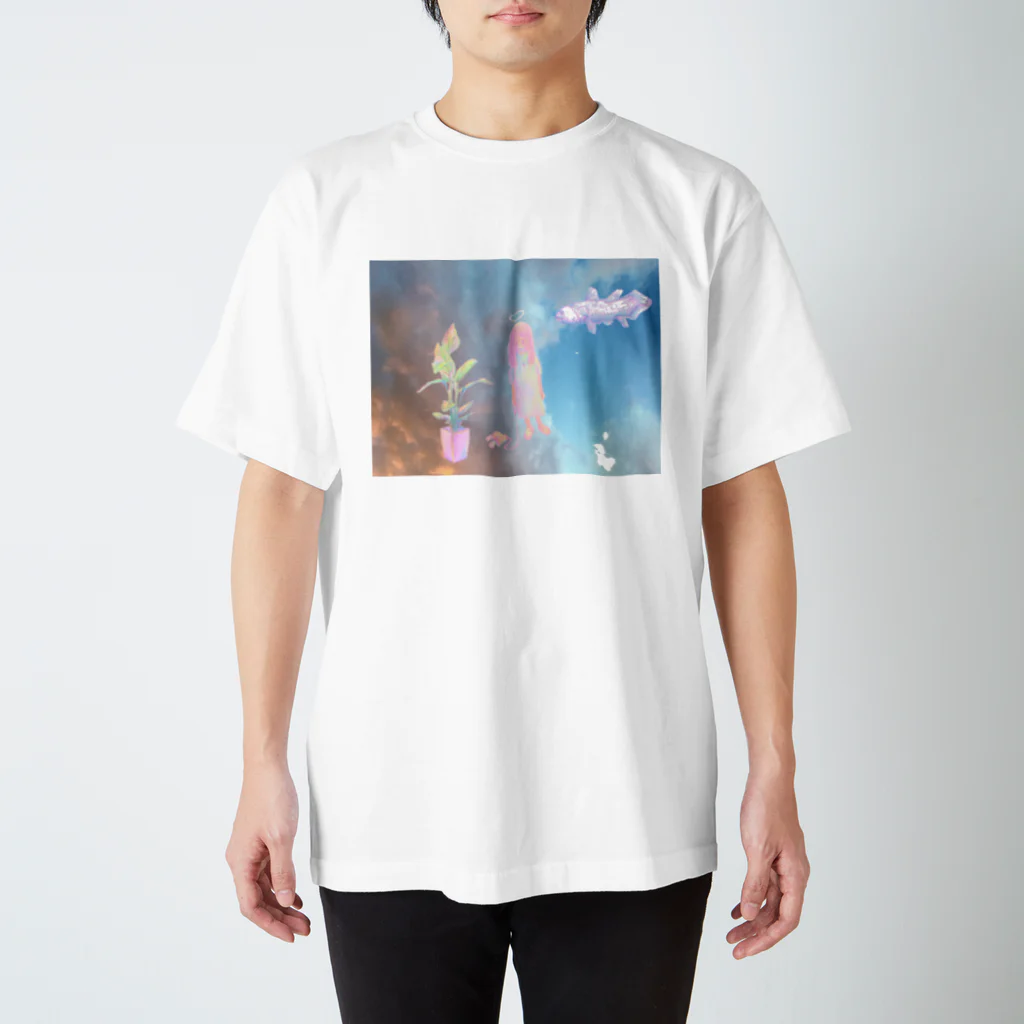 シュウマイのバニラ味のイラストと写真 スタンダードTシャツ