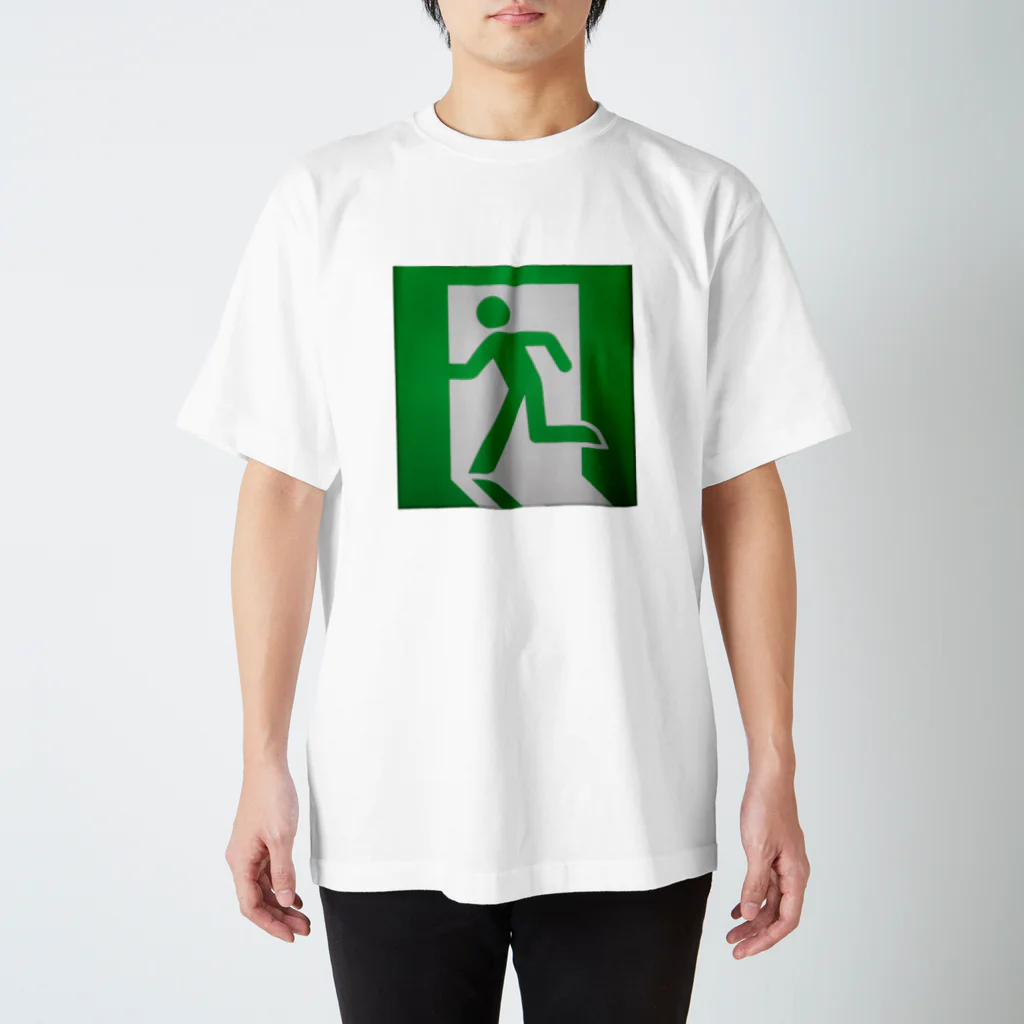 AAAstarsの非常口(実写版) スタンダードTシャツ