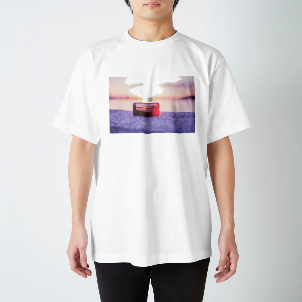 やまぴーの夕日に輝くシリーズ Regular Fit T-Shirt