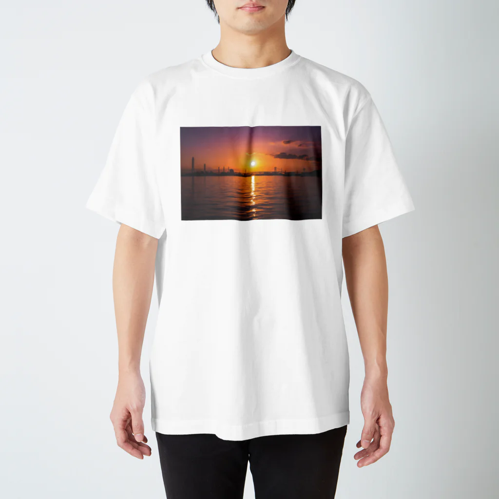 やまぴーの瀬戸内海と夕日シリーズ　 Regular Fit T-Shirt