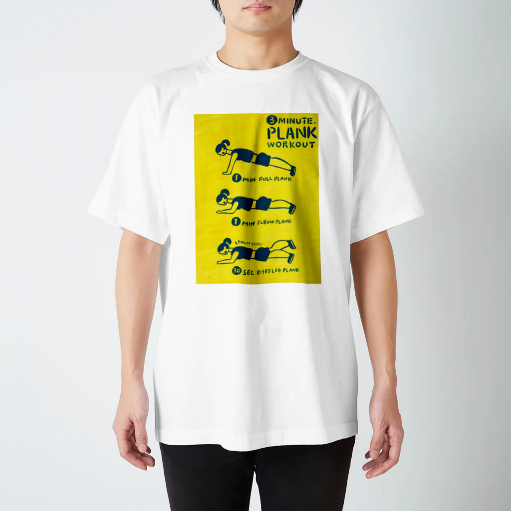 YA MARKETの3minutes plunk Regular Fit T-Shirt