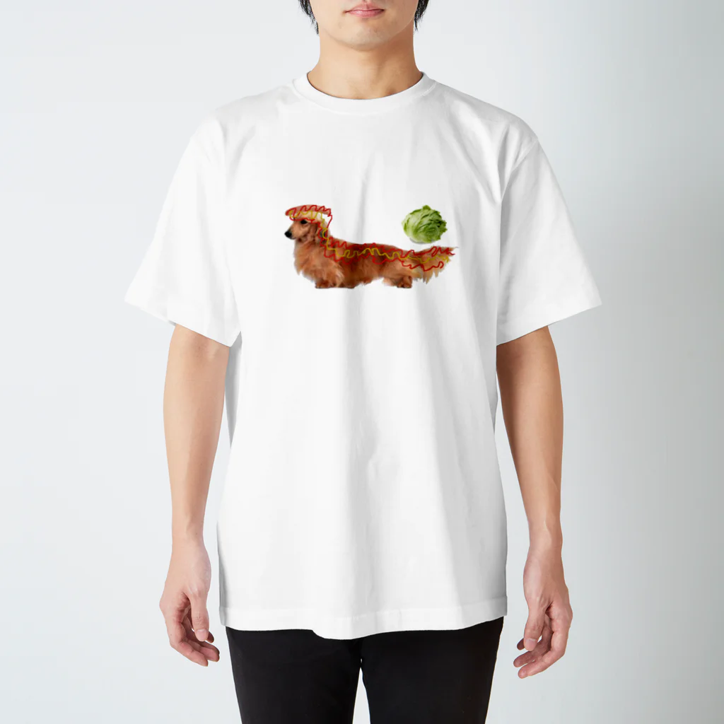 こめはなのHOTODOG スタンダードTシャツ