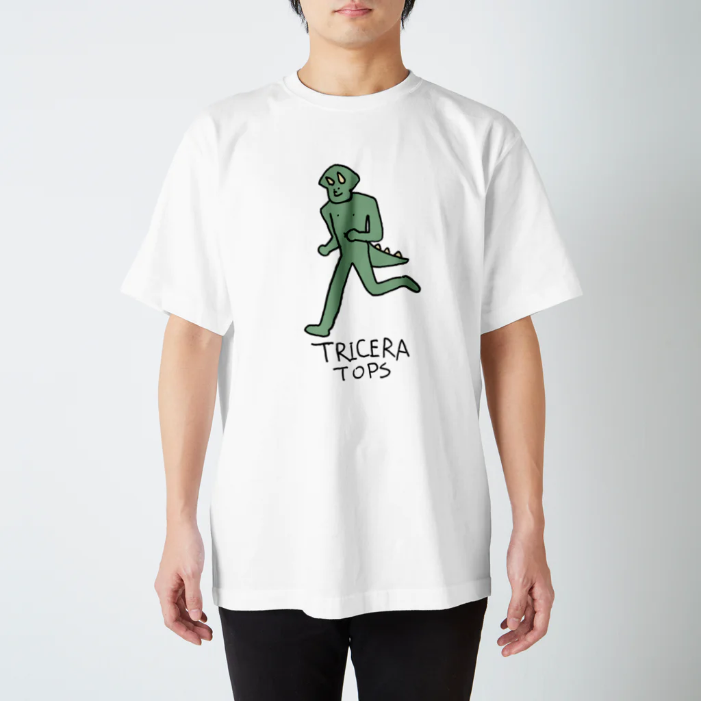 ⭕️我無のTriceratops スタンダードTシャツ