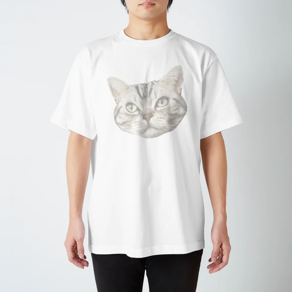 あ めの猫Tシャツ スタンダードTシャツ