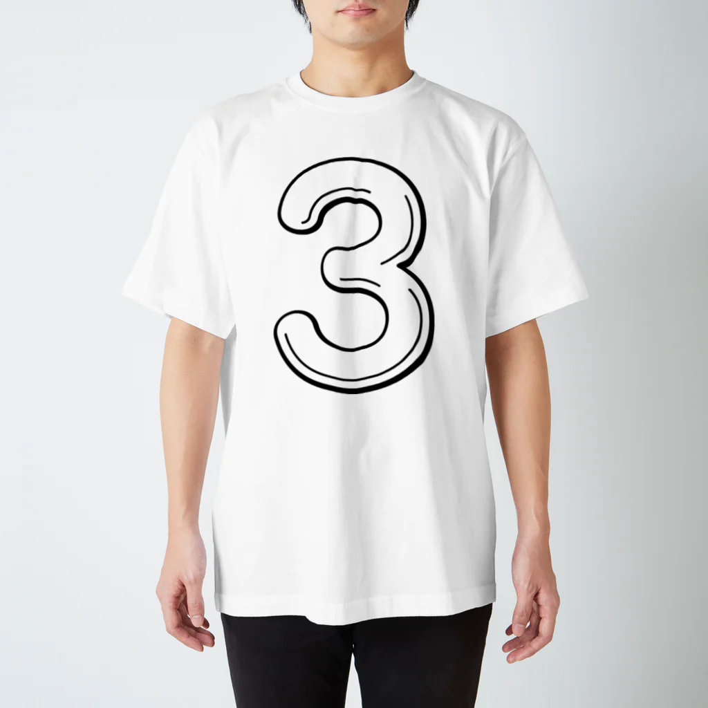 numberの３ Regular Fit T-Shirt