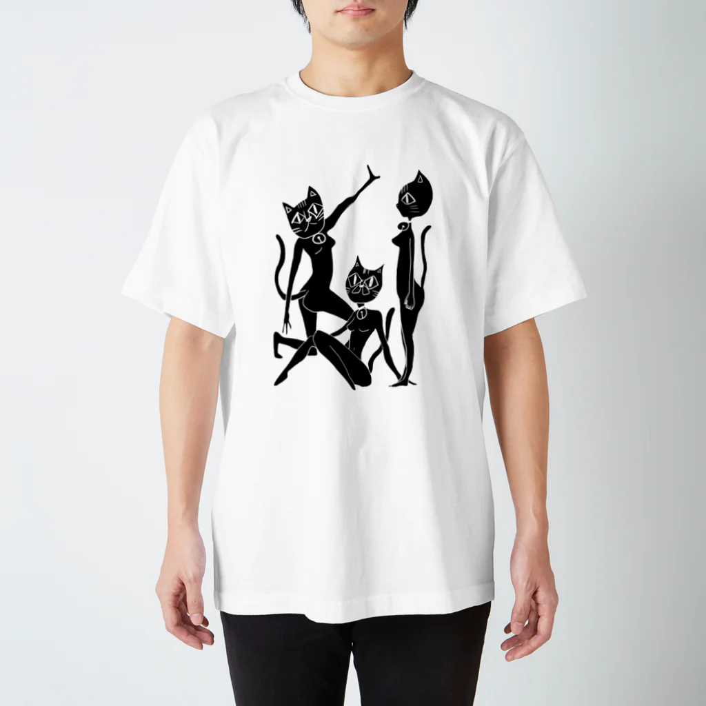 岡モトトロのにゃにゃにゃ Regular Fit T-Shirt