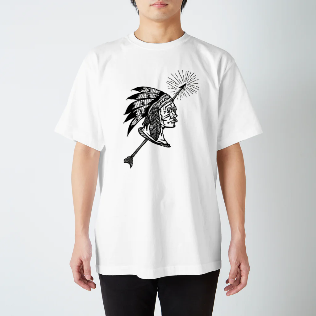 khdrawingのいんでぃあん Regular Fit T-Shirt