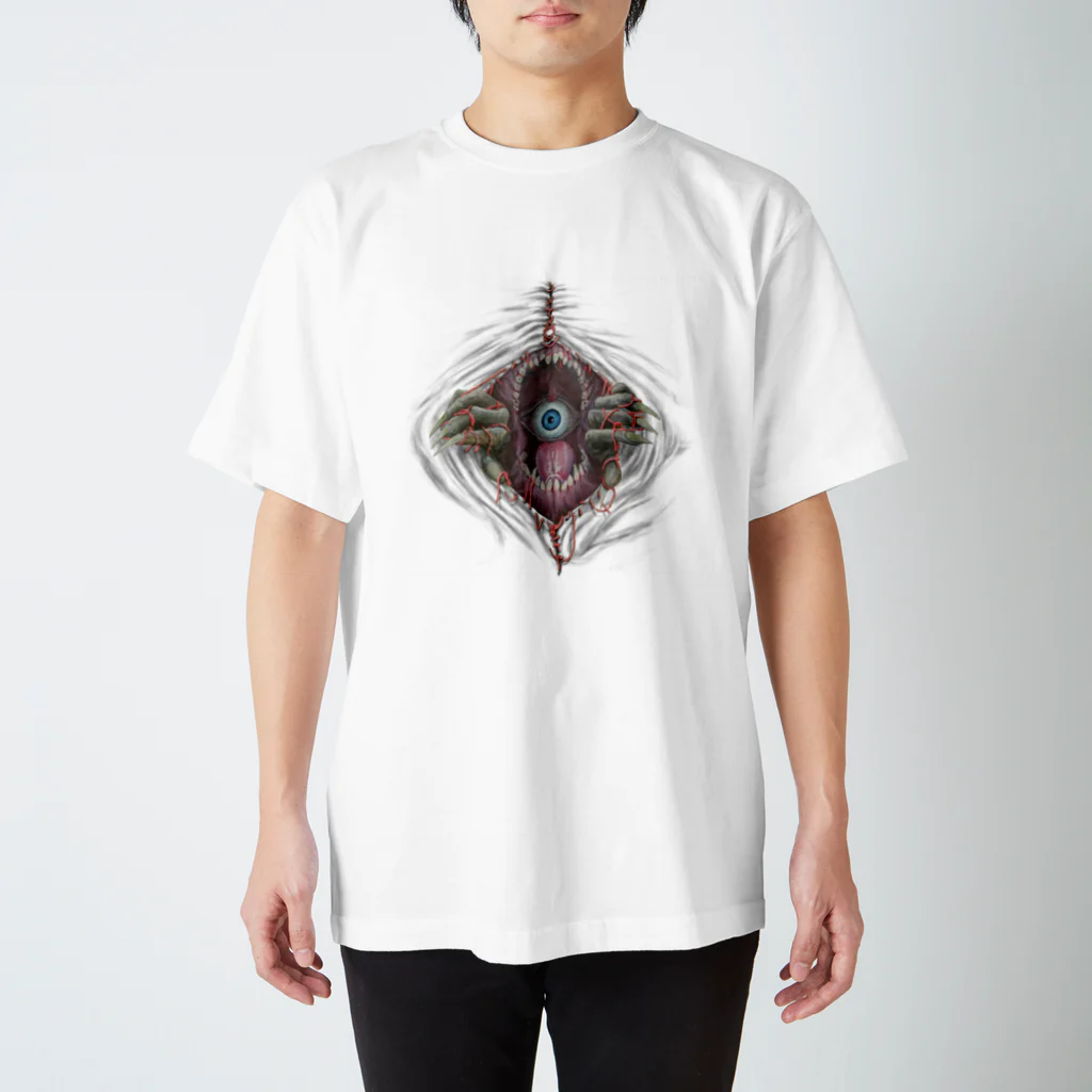 KNS designの背後のモンスター スタンダードTシャツ