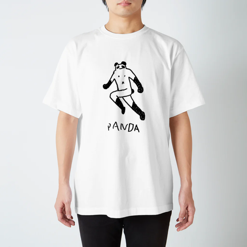 ⭕️我無のPANDA スタンダードTシャツ