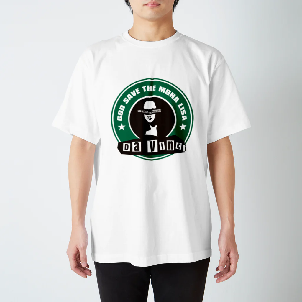 AURA_HYSTERICAのGOD_SAVE_THE_MONA_LISA Regular Fit T-Shirt