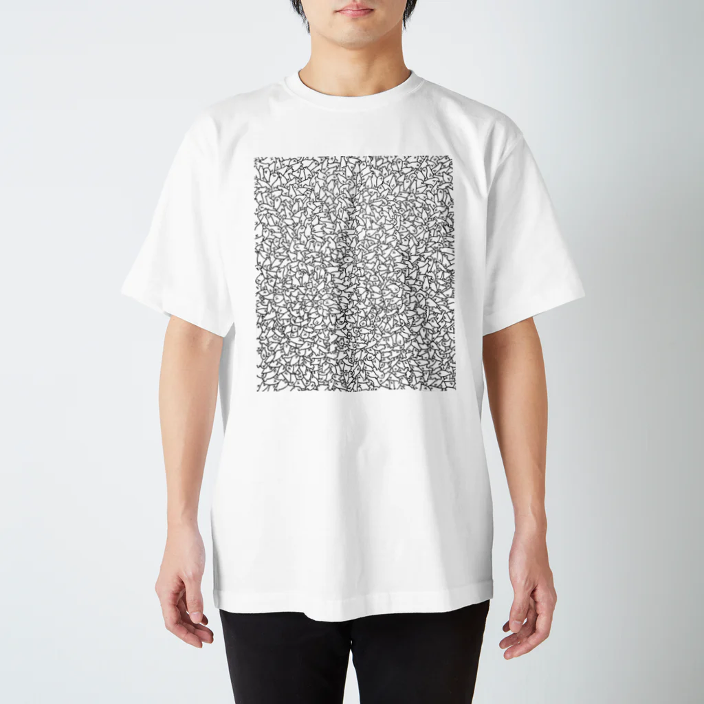 ねずはむのしょっぷの増殖するアザラシ Regular Fit T-Shirt