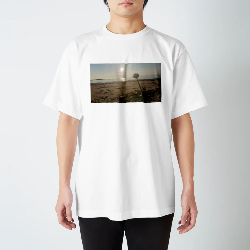 何気ない日常に小さな幸せの夕涼み Regular Fit T-Shirt