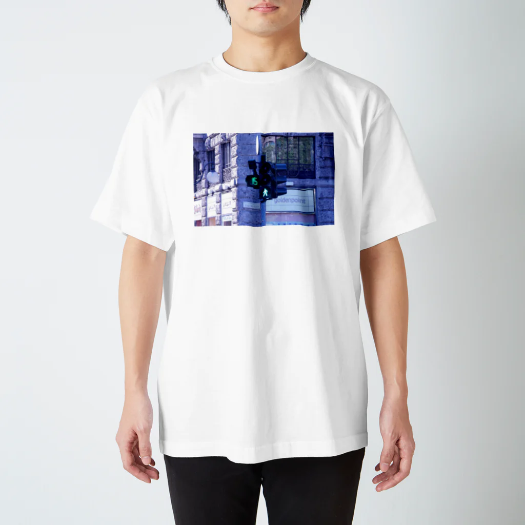 depth blueの15 seconds Regular Fit T-Shirt