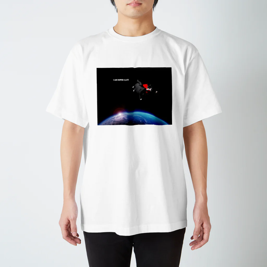 MEOW GALAXYのsuper cat スタンダードTシャツ