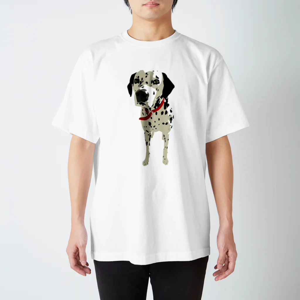 IT DesignのWalk with Dalmatian スタンダードTシャツ