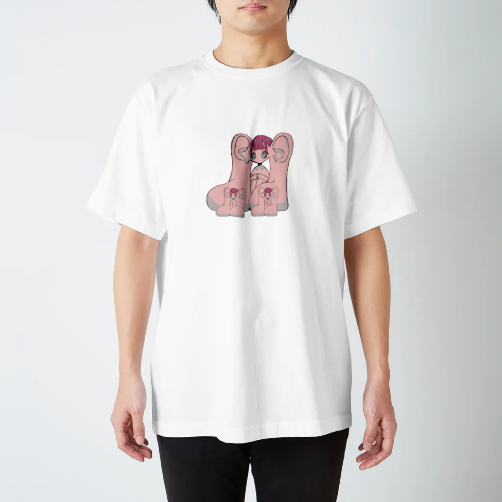 ごろごろごろみーのみみたぶちゃん スタンダードTシャツ